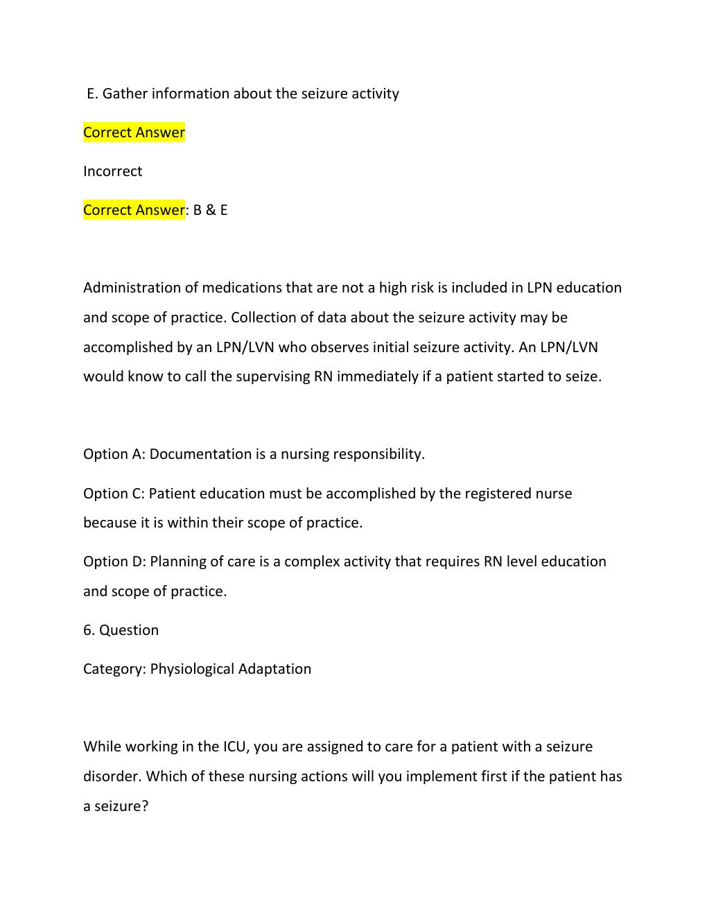 Preview page 7 of Nursing    2026 100% verified Comprehensive NCLEX-RN exam 1
