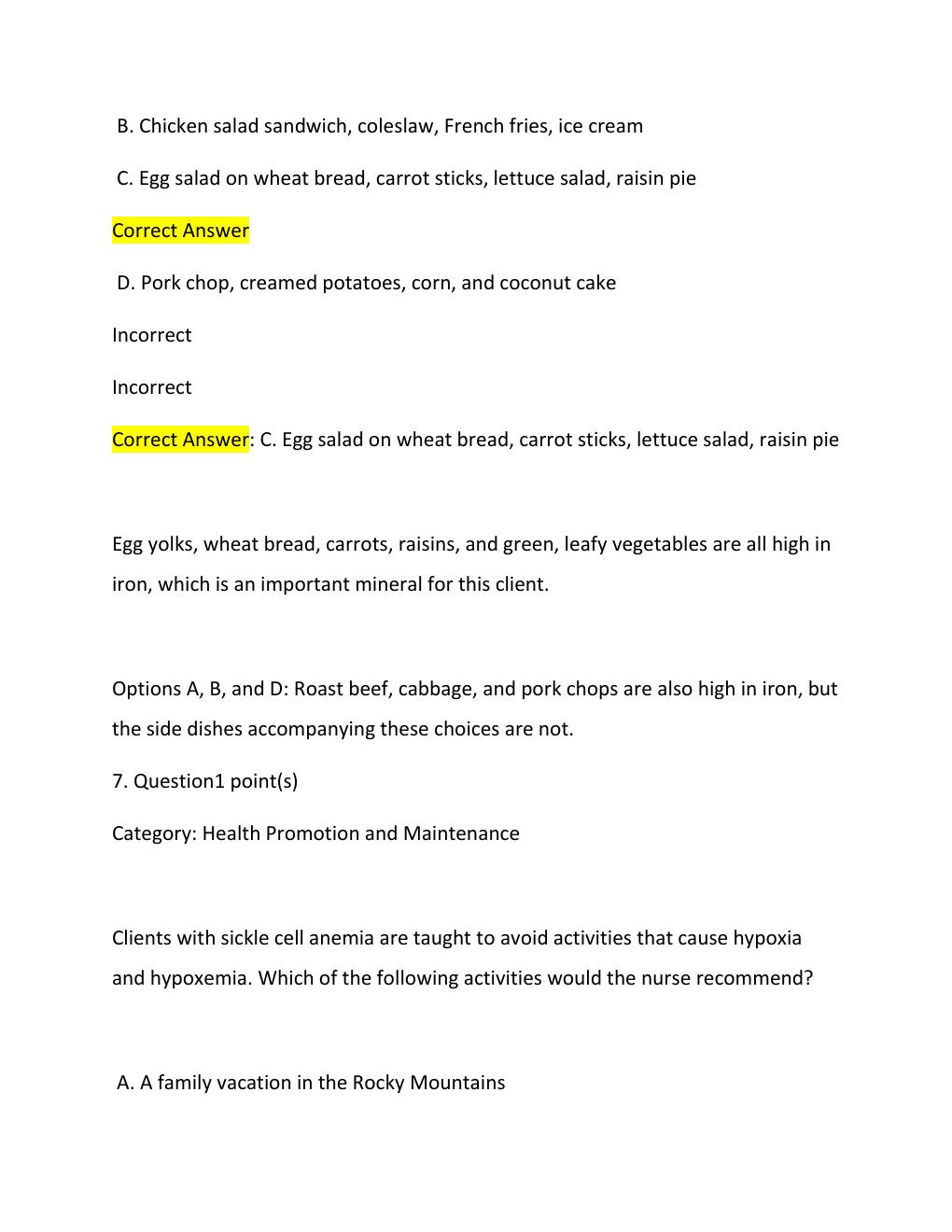 Preview page 7 of NCLEX-RN NURSING  2026 EXAM fall  ..   100%  verified  chamberlain WITH CORRECT SOLUTIONS A++