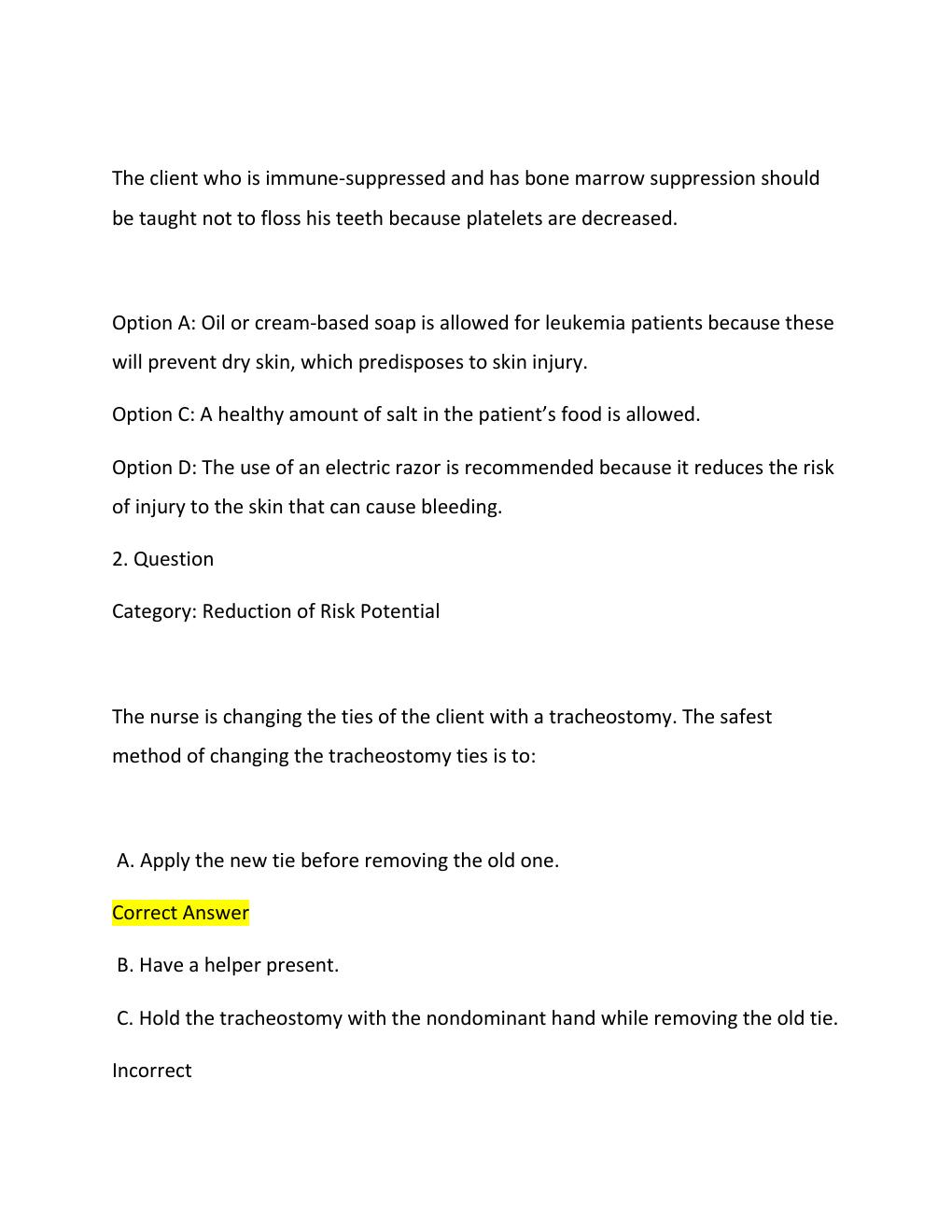 Preview page 2 of Nursing    2026 Comprehensive NCLEX-RN exam GRADED A ++