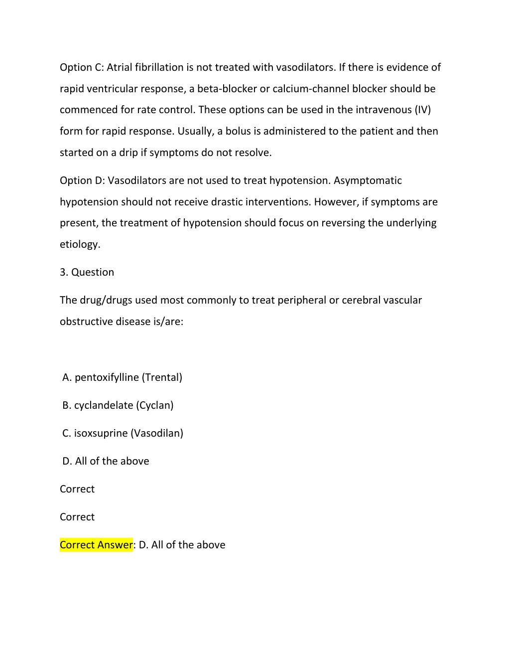 Preview page 4 of Nursing Pharmacology  Cardiovascular Drugs 2026  Exam 3