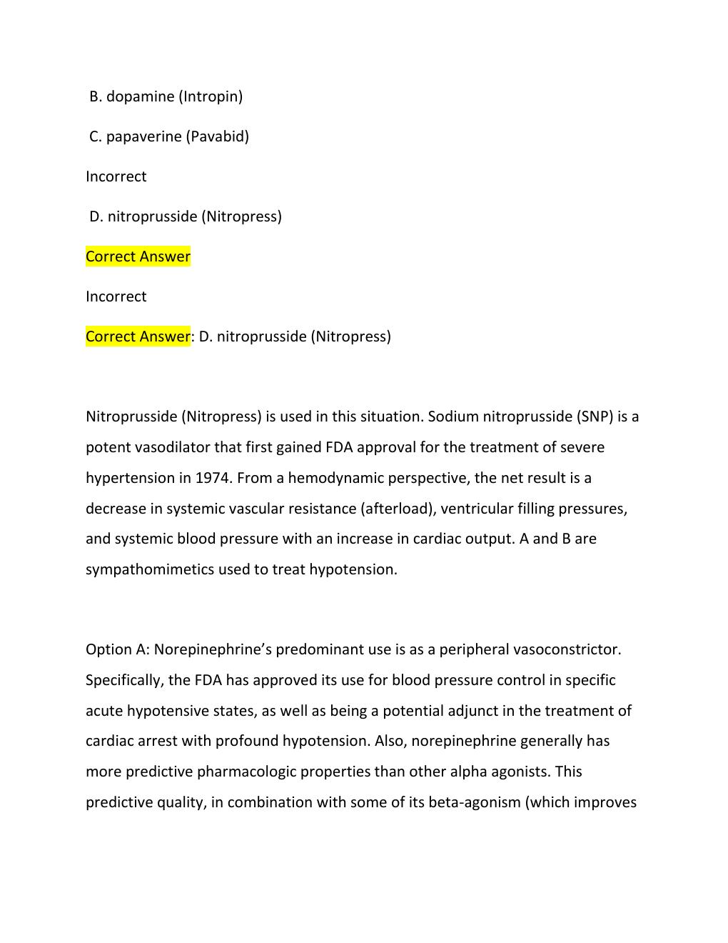 Preview page 6 of Nursing Pharmacology  Cardiovascular Drugs 2026  Exam 3