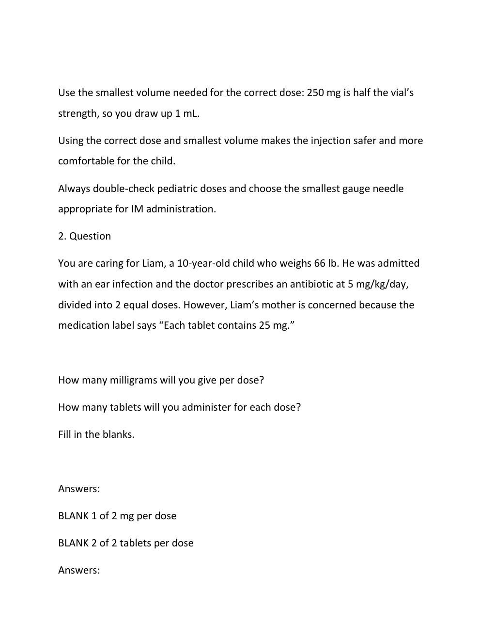 Preview page 7 of DRUG DOSAGE CALCULATIONS NURSING 2026 EXAM ( GRADE A+++)