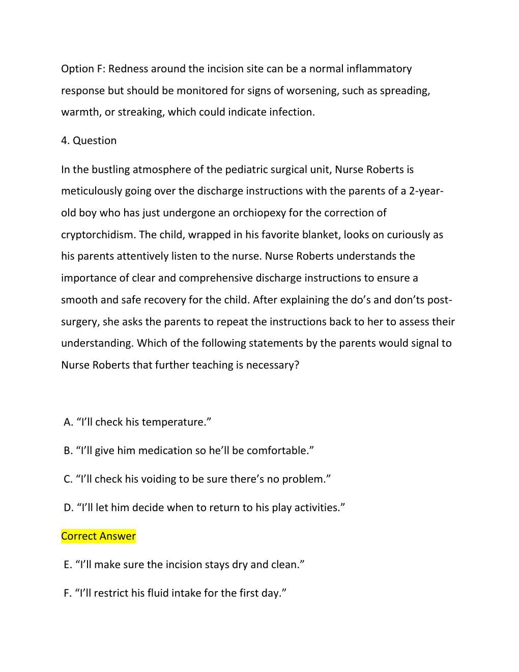 Preview page 7 of PEDIATRIC NURSING NCLEX   EXAM  2026