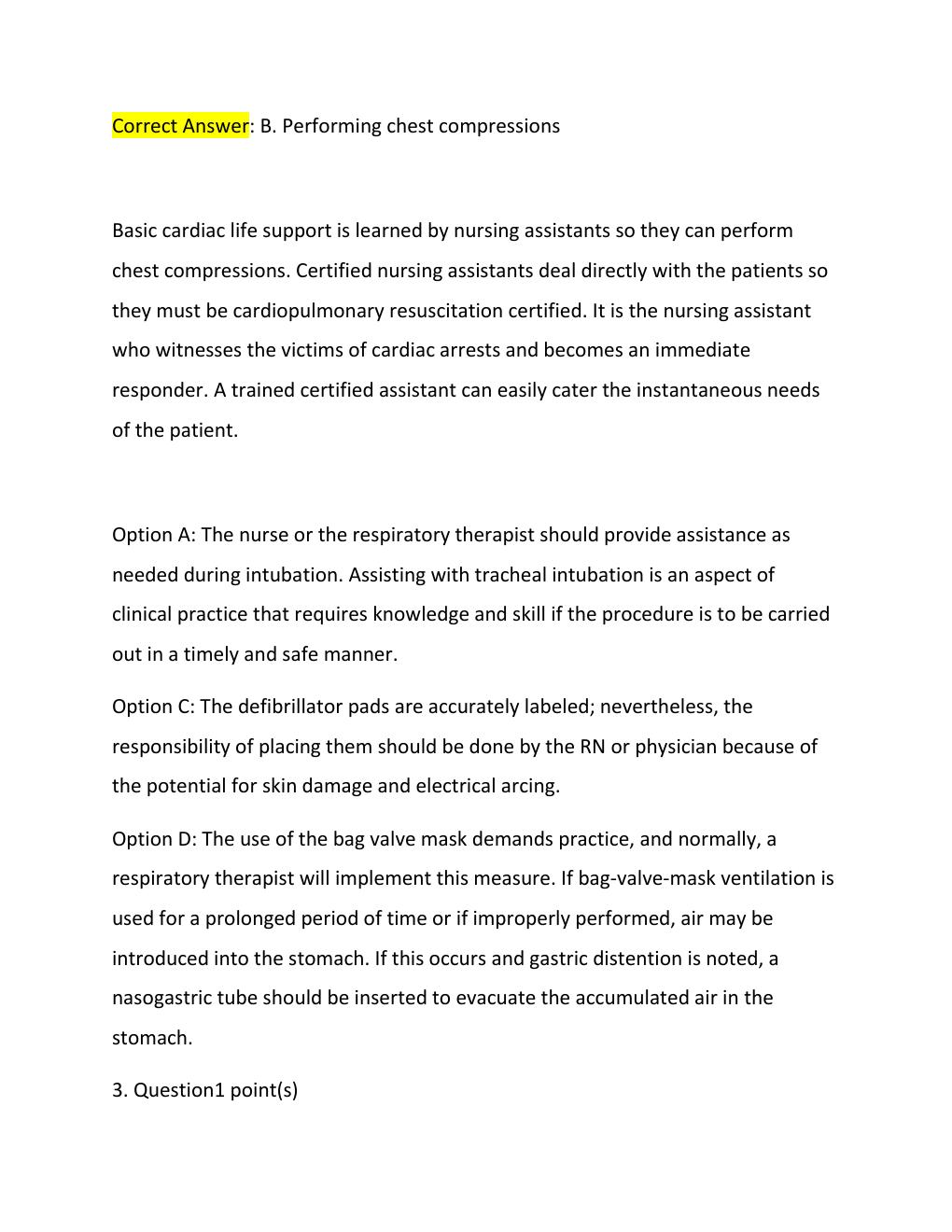 Preview page 4 of NURSING PRIORITIZATION, DELEGATION, ASSIGNMENT NCLEX-RN  EXAM 2026 NEW! 3