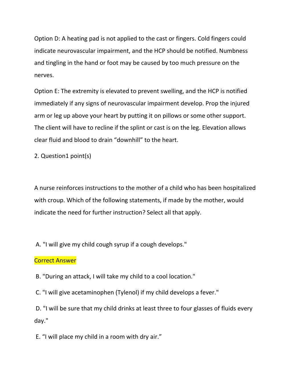 Preview page 3 of (2026) NURSING !!! NCLEX  EXAM GRADES A + WITH RELEVANT SOLUTIONS TO QUESTIONS 5