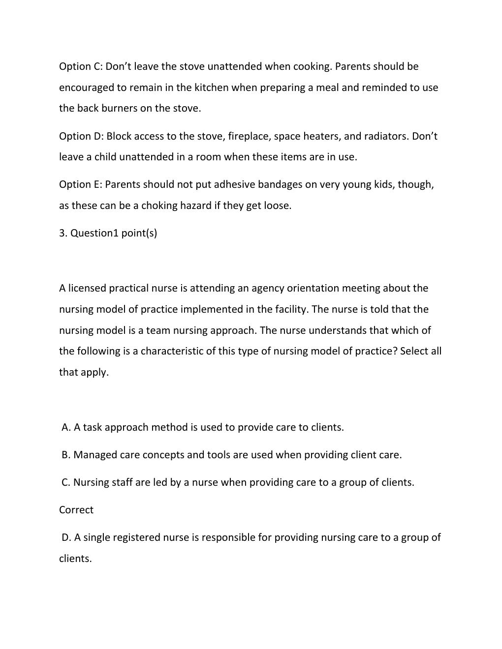 Preview page 5 of 2026 NURSING NCLEX  EXAM GRADES A + WITH RELEVANT SOLUTIONS TO QUESTIONS 3