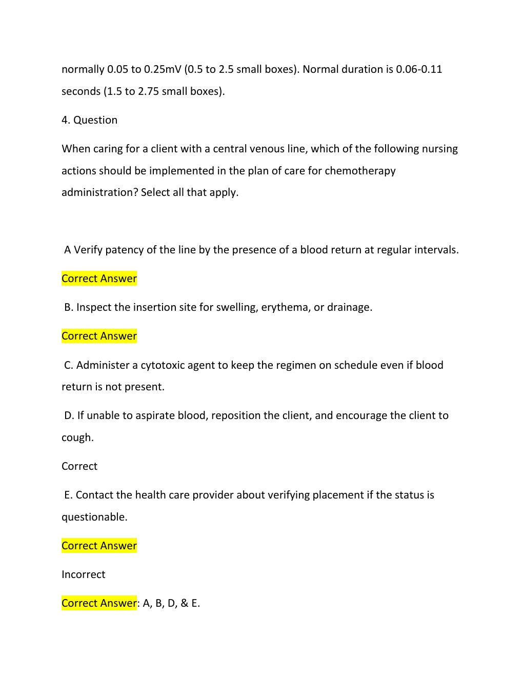 Preview page 7 of 2026 NURSING NCLEX  EXAM GRADES A + WITH RELEVANT SOLUTIONS TO QUESTIONS 2