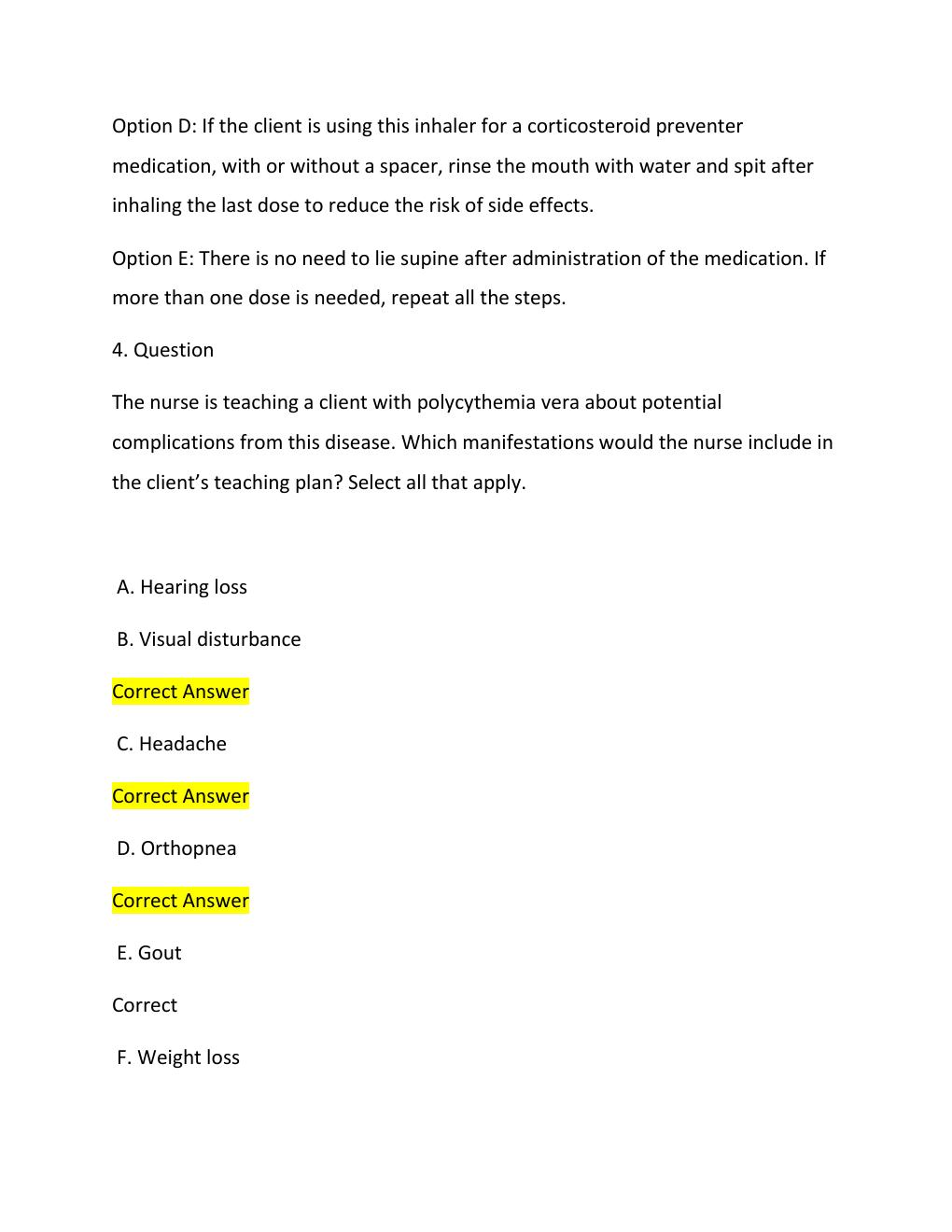 Preview page 7 of 2026 NURSING NCLEX  EXAM GRADES A