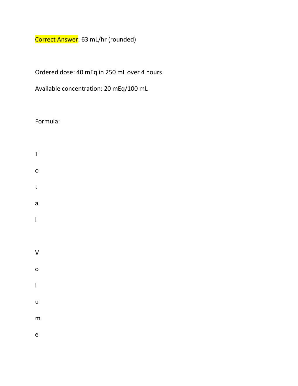 Preview page 2 of DRUG DOSAGE CALCULATIONS NURSING 2026 EXAM ( GRADE A+++)!!!!!