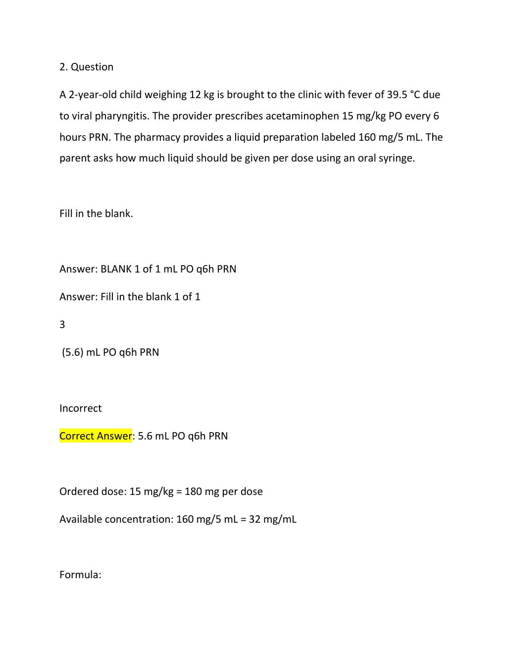Preview page 6 of DRUG DOSAGE CALCULATIONS NURSING 2026 EXAM ( GRADE A+++)!!!!!
