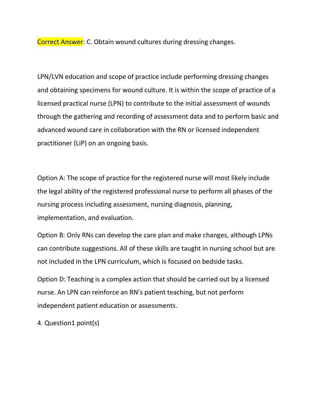 Preview page 5 of SAFETY AND INFECTION CONTROL NCLEX NURSING 2026 EXAM 3
