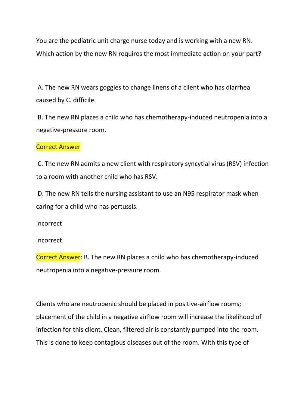 Preview page 6 of SAFETY AND INFECTION CONTROL NCLEX NURSING 2026 EXAM 3