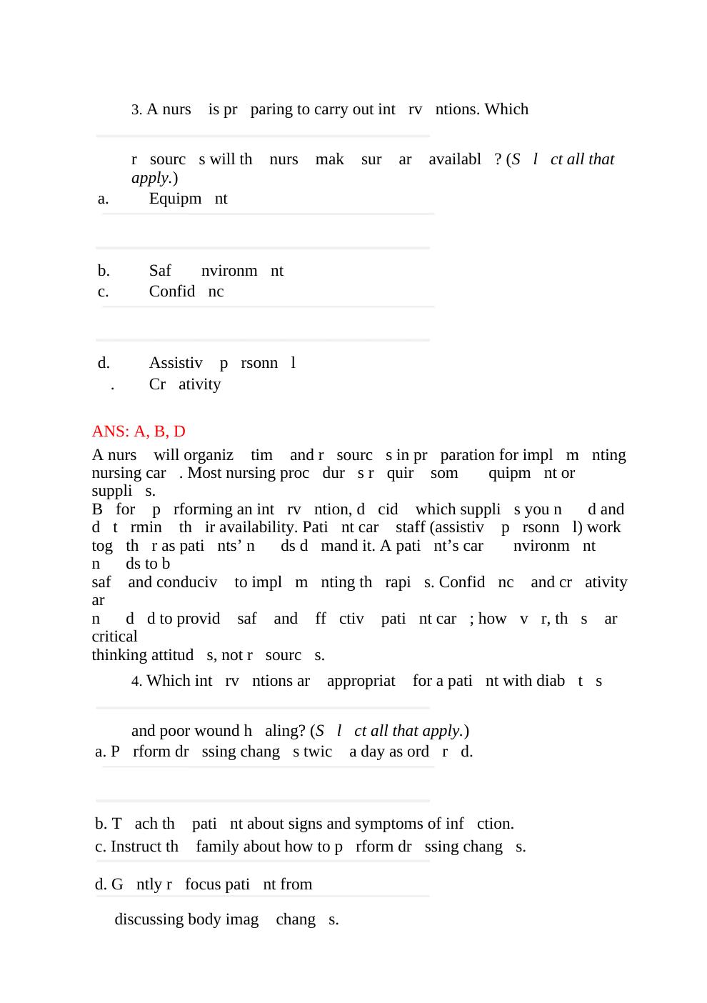 Preview page 4 of ATI RN Compr𝚎h𝚎nsiv𝚎 Exit Exam 2026  –   Compl𝚎t𝚎 Qu𝚎stions & D𝚎tail𝚎d Solutions,   00% Corr𝚎ct Answ𝚎rs, Lat𝚎st T𝚎st Ban