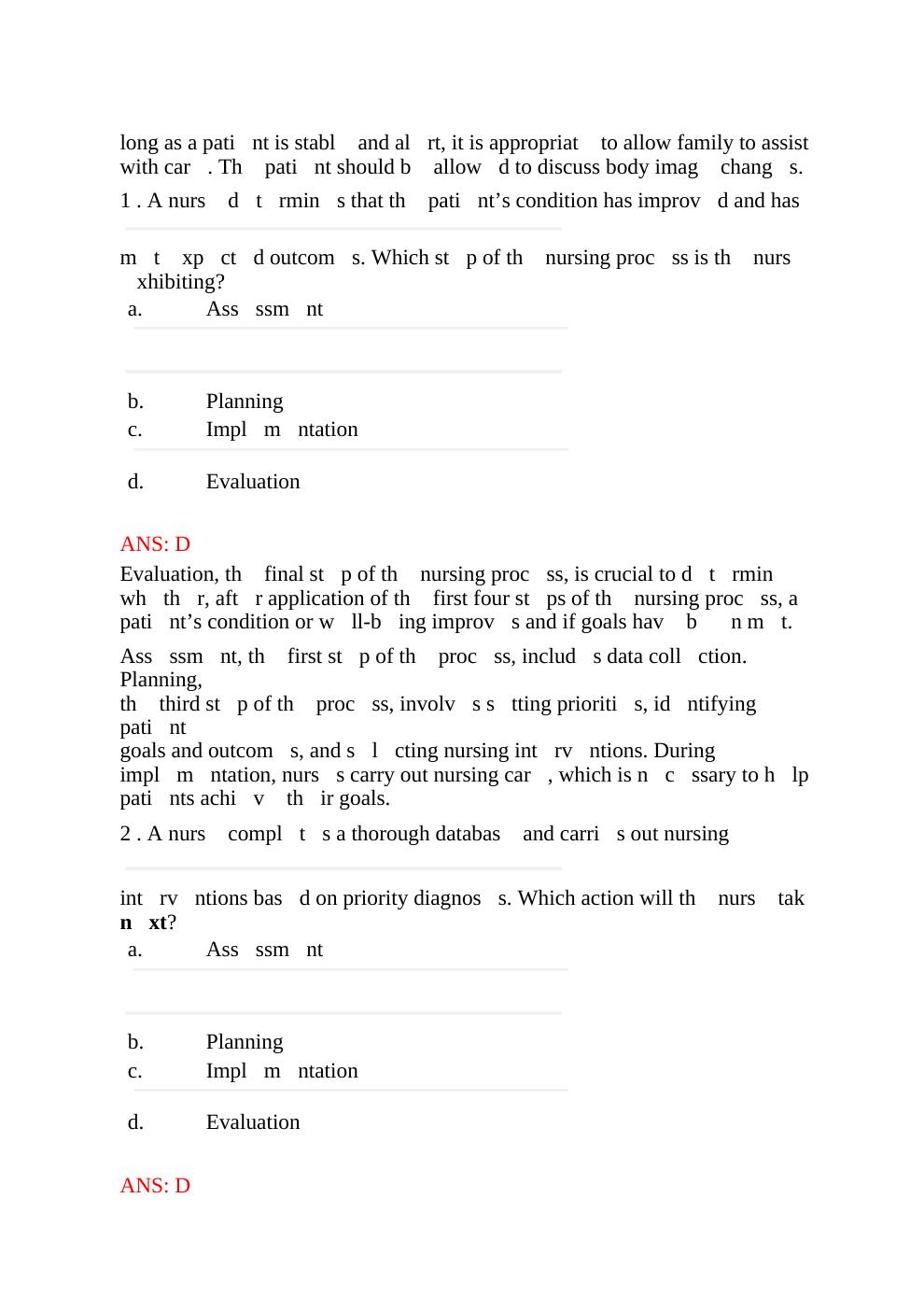 Preview page 6 of ATI RN Compr𝚎h𝚎nsiv𝚎 Exit Exam 2026  –   Compl𝚎t𝚎 Qu𝚎stions & D𝚎tail𝚎d Solutions,   00% Corr𝚎ct Answ𝚎rs, Lat𝚎st T𝚎st Ban