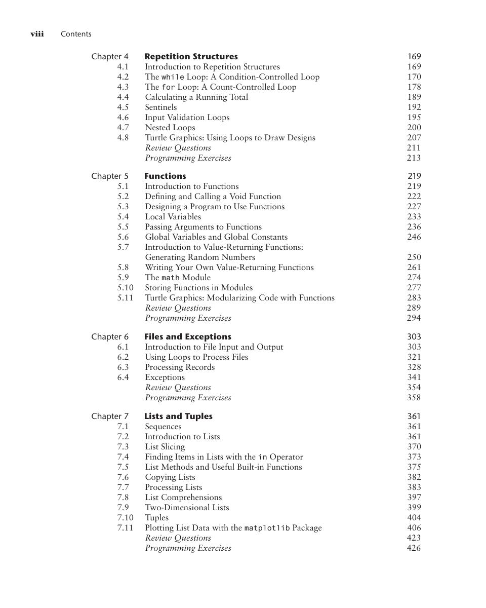 Preview page 4 of Starting out with Python 5th Edition By Tony Gaddis