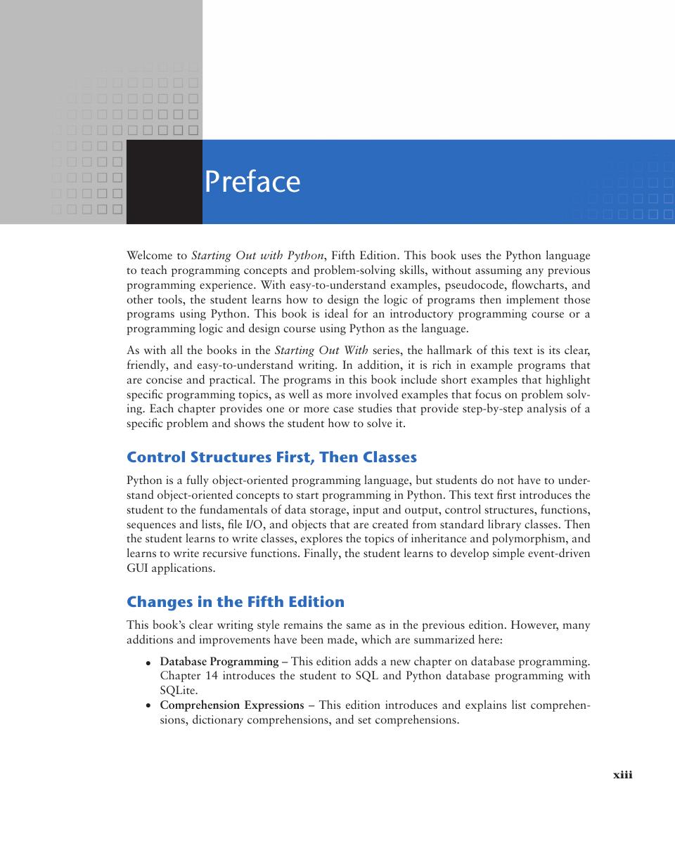 Preview page 8 of Starting out with Python 5th Edition By Tony Gaddis