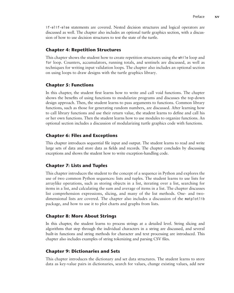 Preview page 10 of Starting out with Python 5th Edition By Tony Gaddis