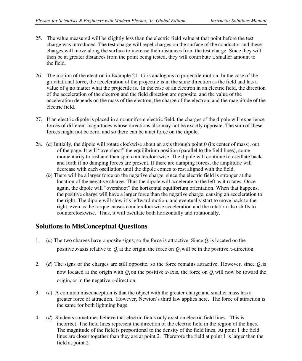 Preview page 6 of Solutions Manual For Physics for Scientists & Engineers with  Modern Physics (Volume 2)5th Edition (Global Edition) By D