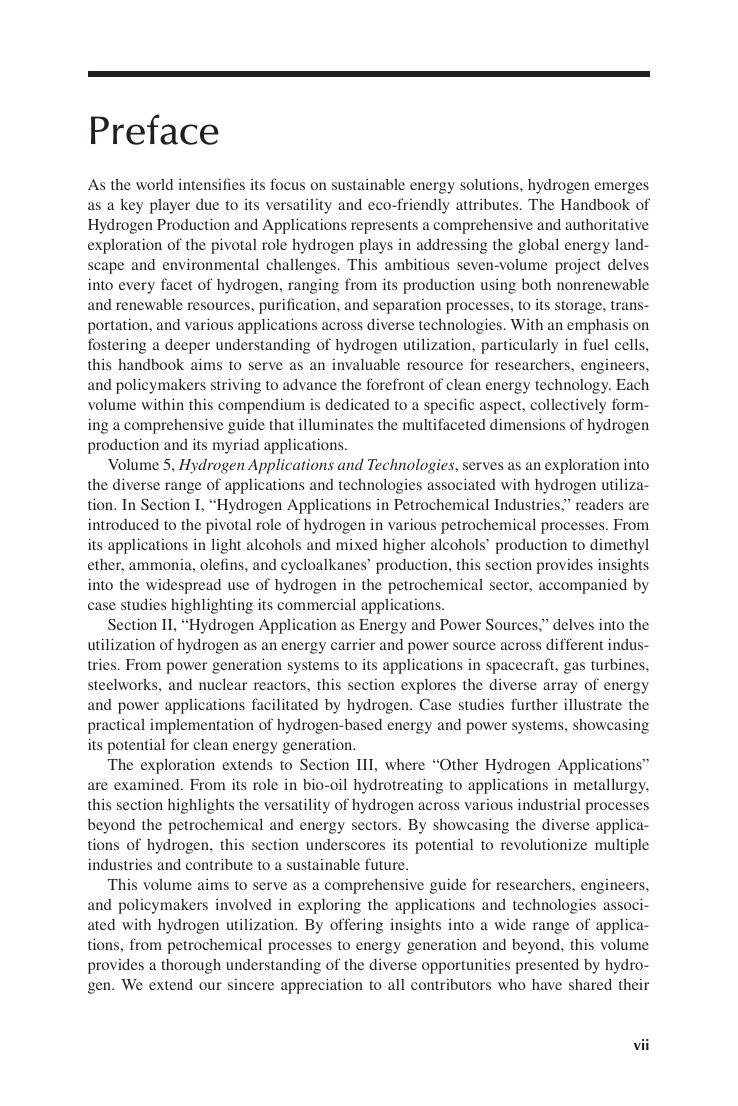 Preview page 7 of eBook  Accessibility symbol Accessibility Information Book  Hydrogen Applications and Technologies 1st Edition By Mohamm