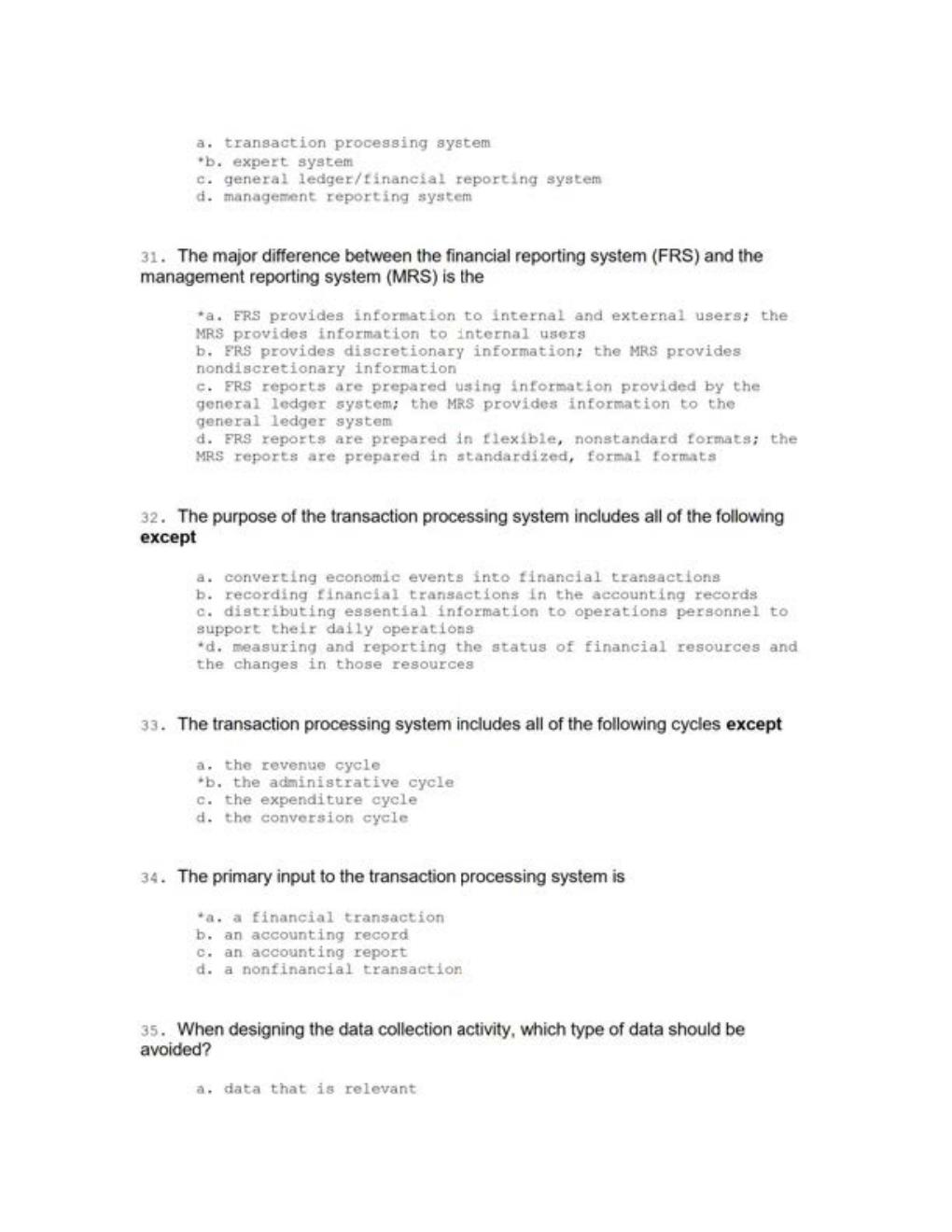 Preview page 5 of Test Bank For Accounting Information Systems 10th Edition By James A. Hall