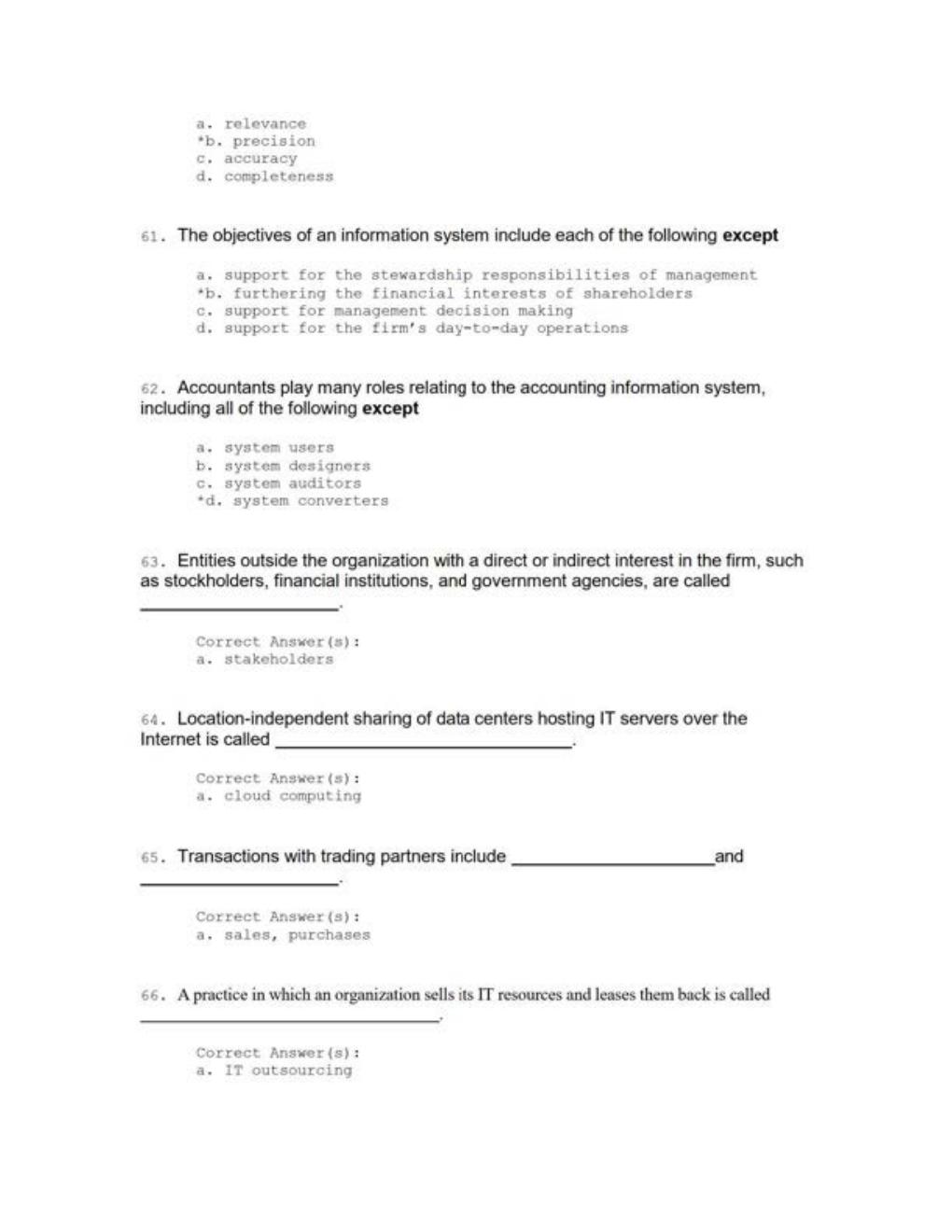 Preview page 10 of Test Bank For Accounting Information Systems 10th Edition By James A. Hall