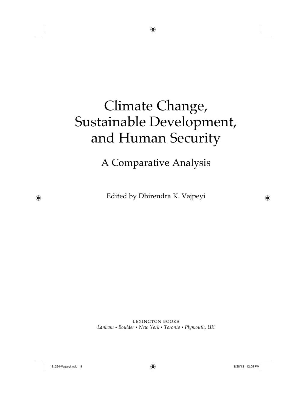 Preview page 4 of Climate Change, Sustainable Development and Human Security A Comparative Analysis By Dhirendra K. Vajpeyi eBook PDF