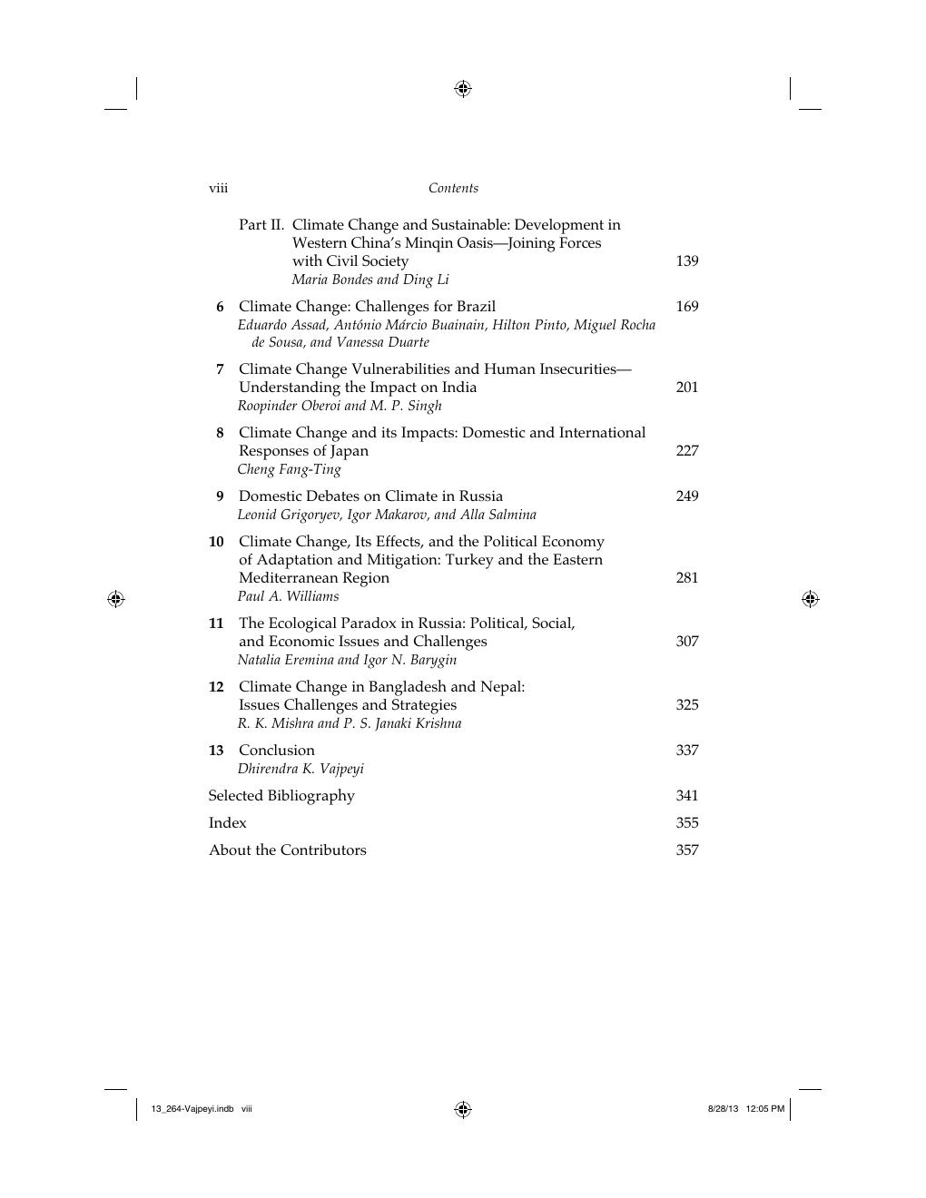 Preview page 9 of Climate Change, Sustainable Development and Human Security A Comparative Analysis By Dhirendra K. Vajpeyi eBook PDF