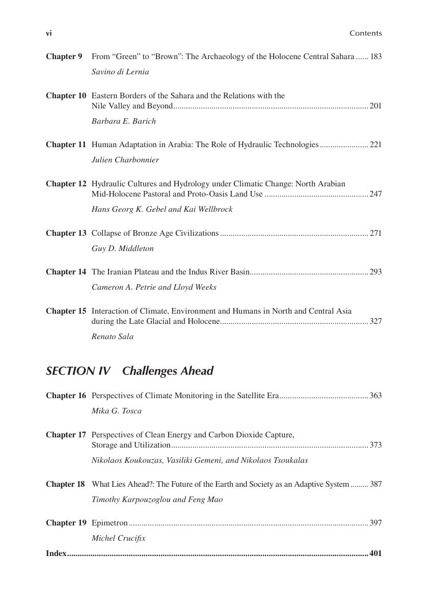 Preview page 7 of Climate Changes in the Holocene:: Impacts and Human Adaptation By Eustathios Chiotis eBook PDF