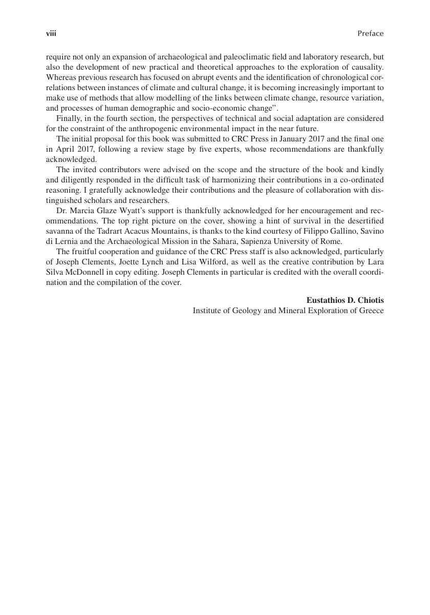 Preview page 9 of Climate Changes in the Holocene:: Impacts and Human Adaptation By Eustathios Chiotis eBook PDF