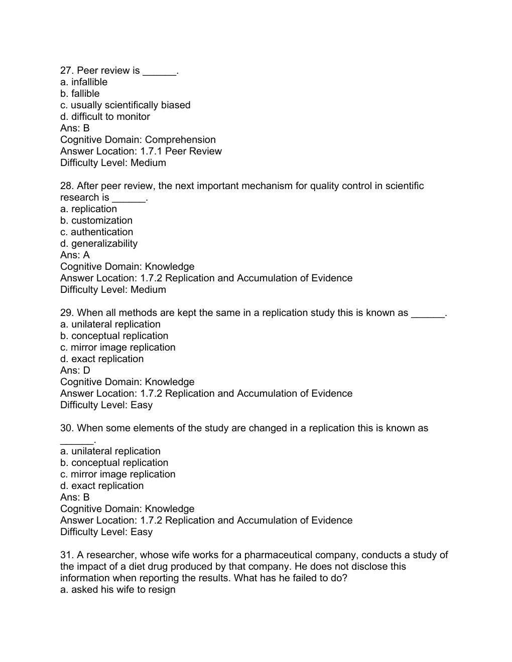 Preview page 7 of Test Bank For Applied Statistics I: Basic Bivariate Techniques 3rd Edition by Rebecca M. Warner All Chapters 1-18