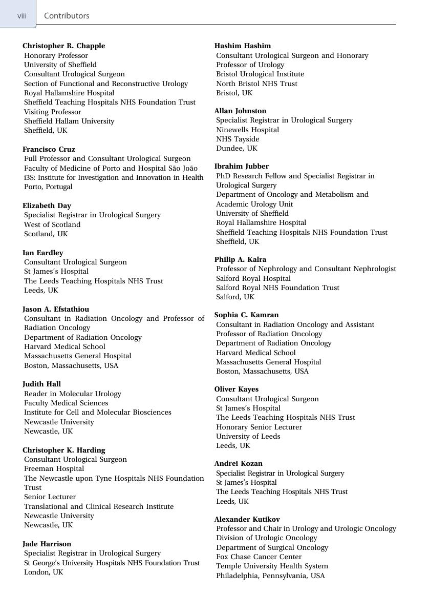 Preview page 9 of eBook Basic Urological Sciences 1st Edition By Karl Pang, Nadir Osman , James Catto , Christopher Chapple
