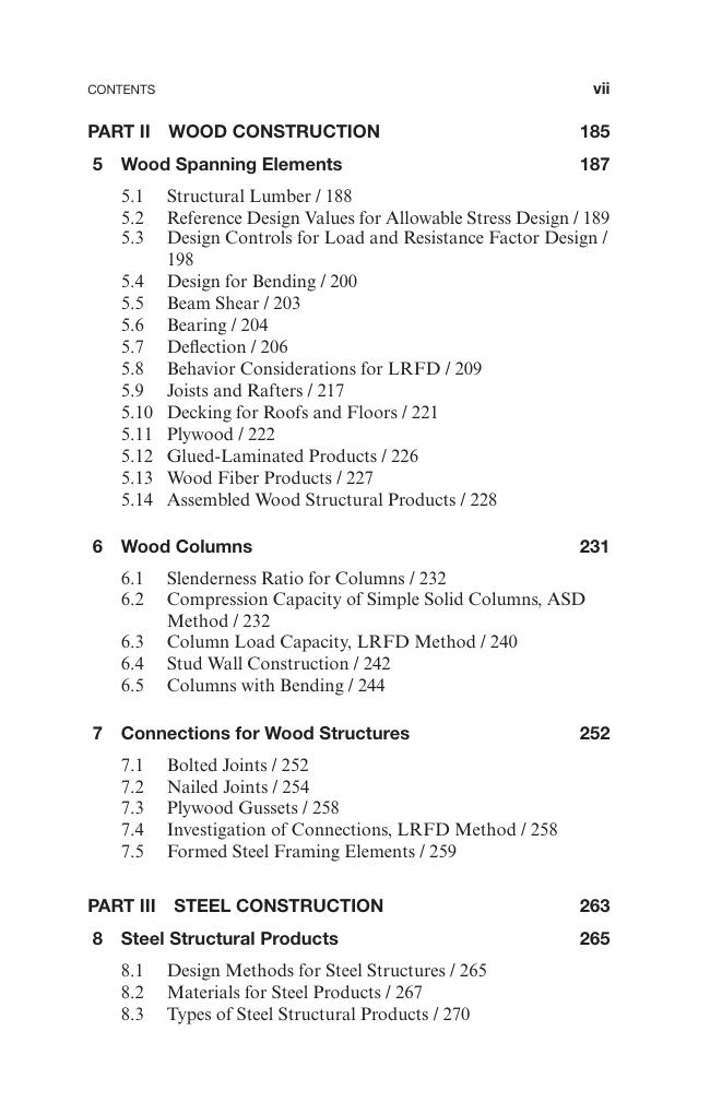 Preview page 7 of Simplified Engineering for Architects and Builders 12th Edition By James Ambrose, Patrick Tripeny ISBN: 9781118975046