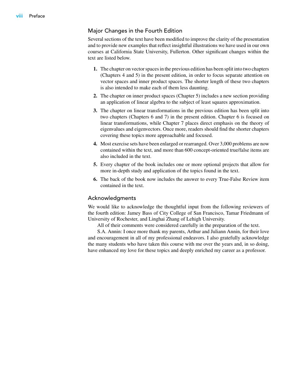 Preview page 9 of eBook  Differential Equations and Linear Algebra 4th Edition By Stephen Goode , Scott Annin