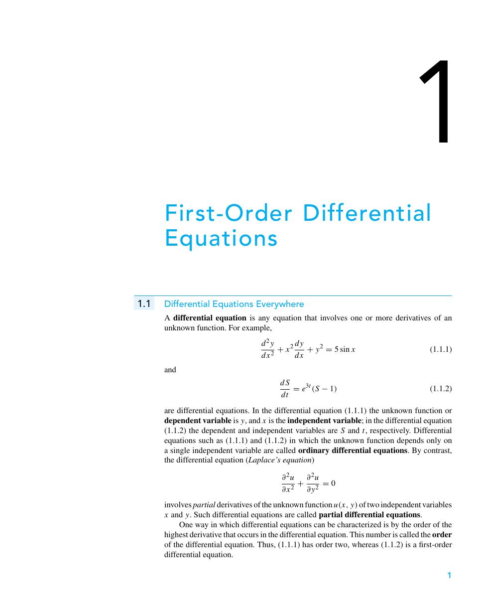 Preview page 10 of eBook  Differential Equations and Linear Algebra 4th Edition By Stephen Goode , Scott Annin