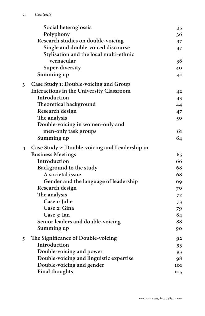 Preview page 7 of eBook  Double-voicing at Work 1st Edition By  J. Baxter