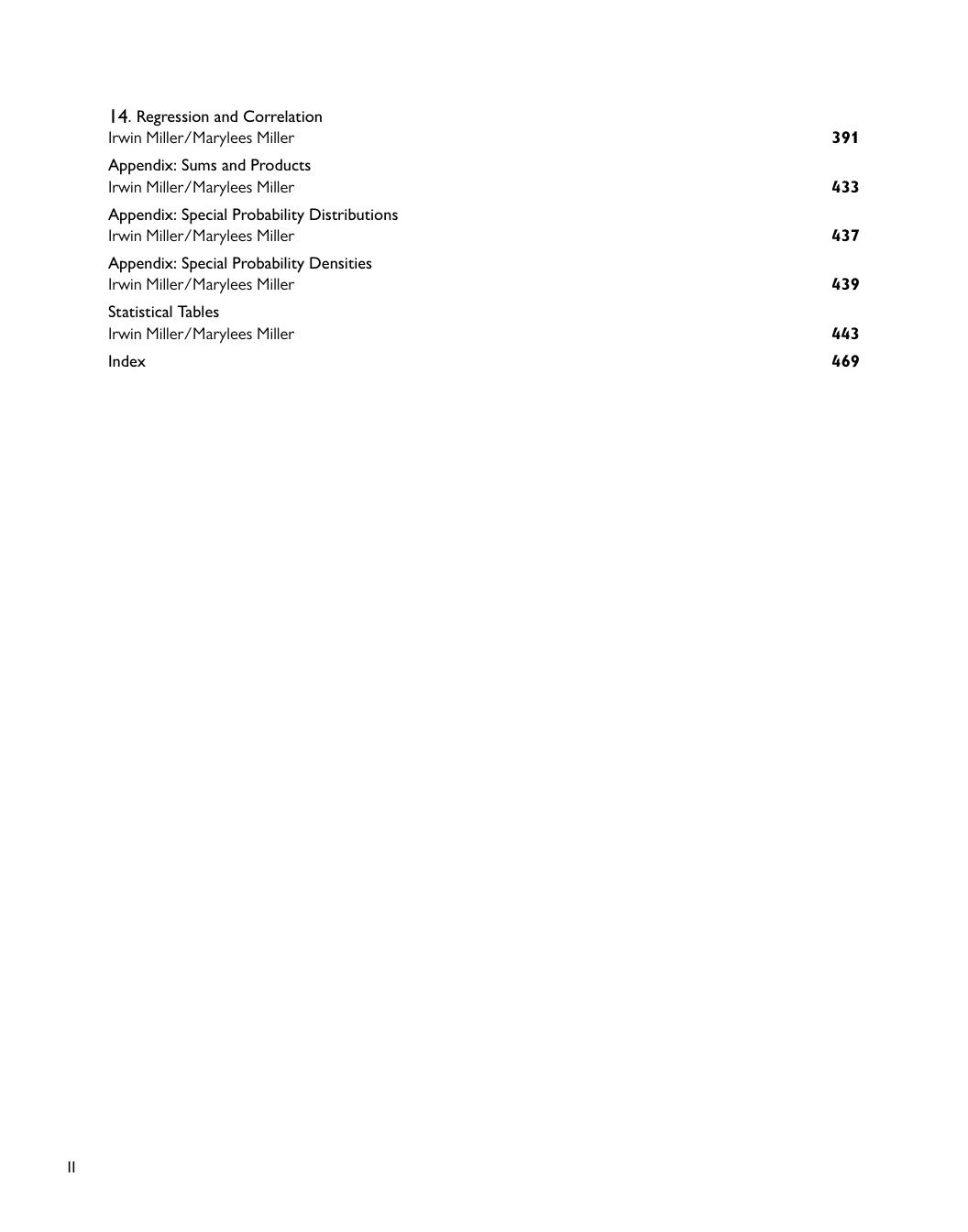 Preview page 5 of eBook  John E. Freund's Mathematical Statistics with Applications   8th Edition By Irwin Miller , Marylees Miller