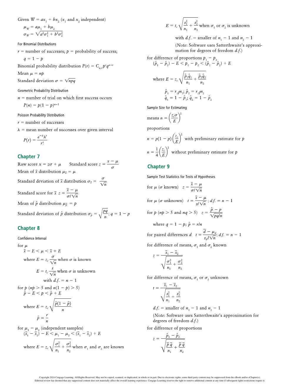 Preview page 7 of Understanding Basic Statistics 9th Edition By Charles Henry Brase, Corrinne Pellillo Brase, Jason Dolor, James Seibert I