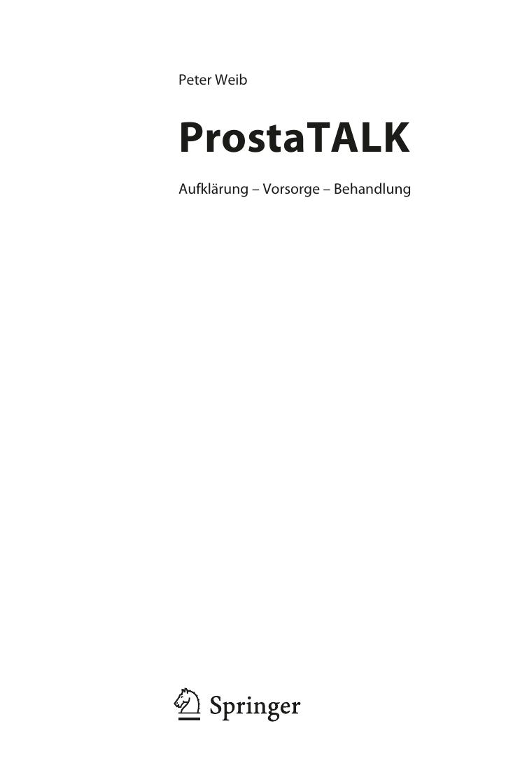Preview page 3 of eBook  ProstaTALK 1st Edition By  Peter Weib