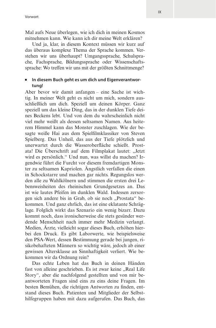 Preview page 8 of eBook  ProstaTALK 1st Edition By  Peter Weib