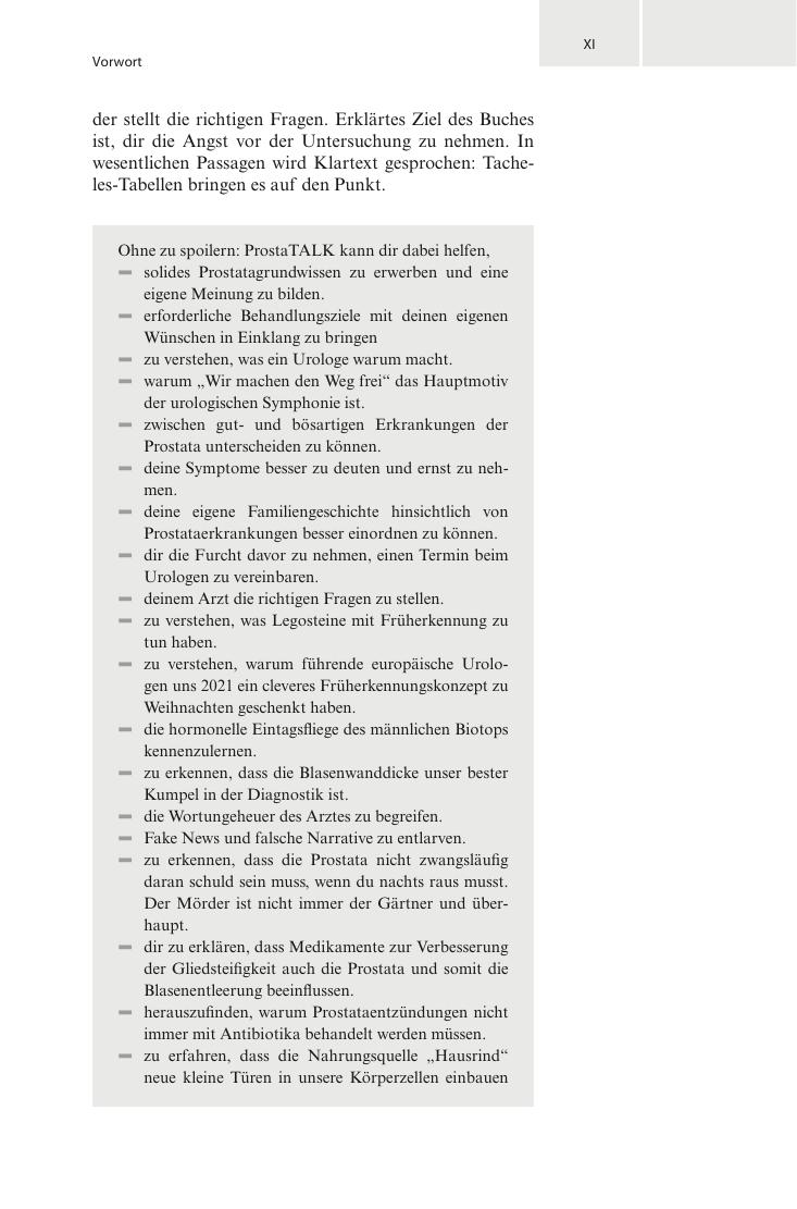 Preview page 10 of eBook  ProstaTALK 1st Edition By  Peter Weib