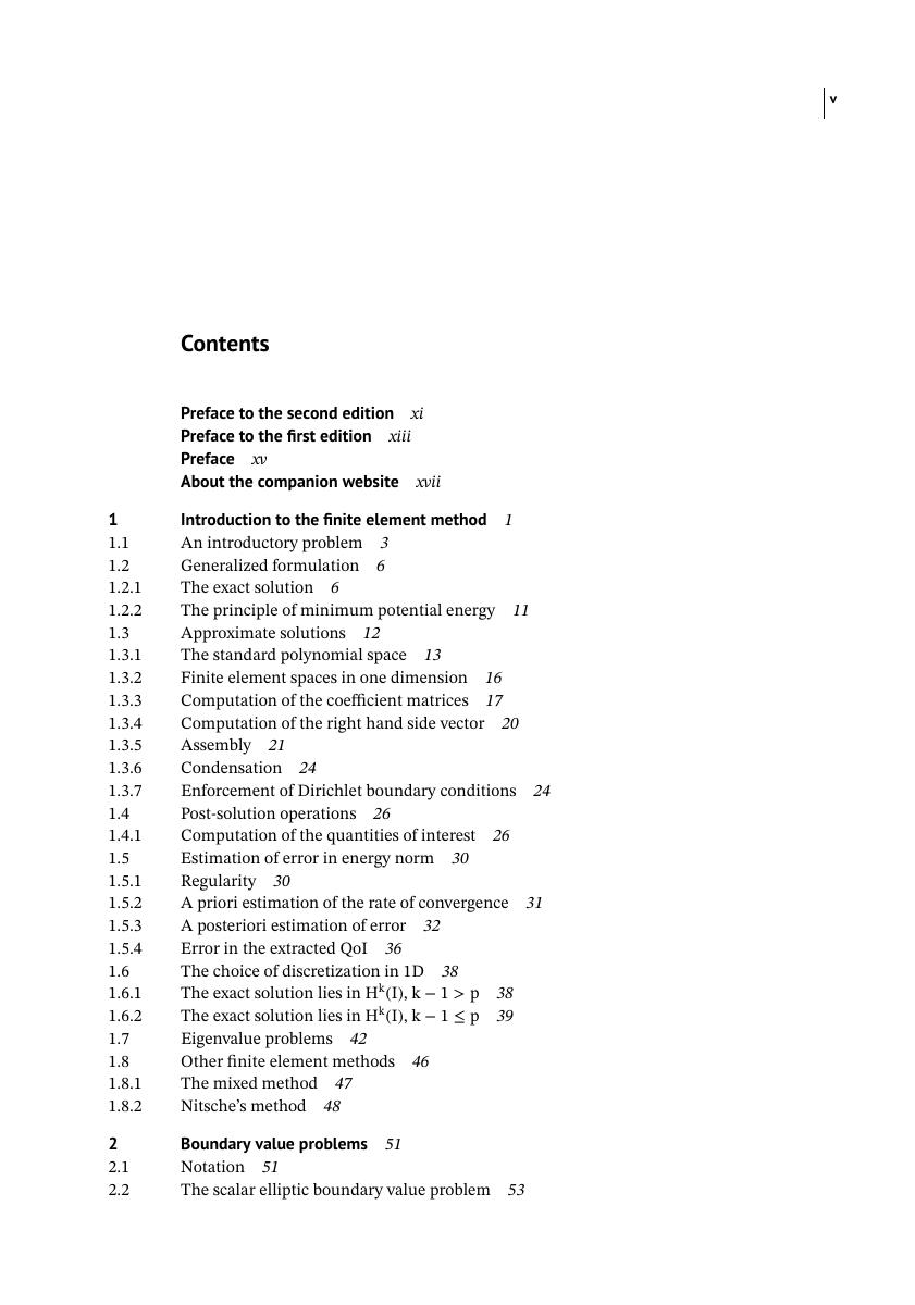 Preview page 7 of Finite Element Analysis Method, Verification and Validation 2nd Edition By Barna Szabó, Ivo Babuska