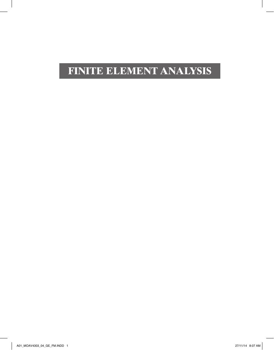 Preview page 2 of Finite Element Analysis Theory and Application with ANSYS, Global 4th Edition By  Saeed Moaveni