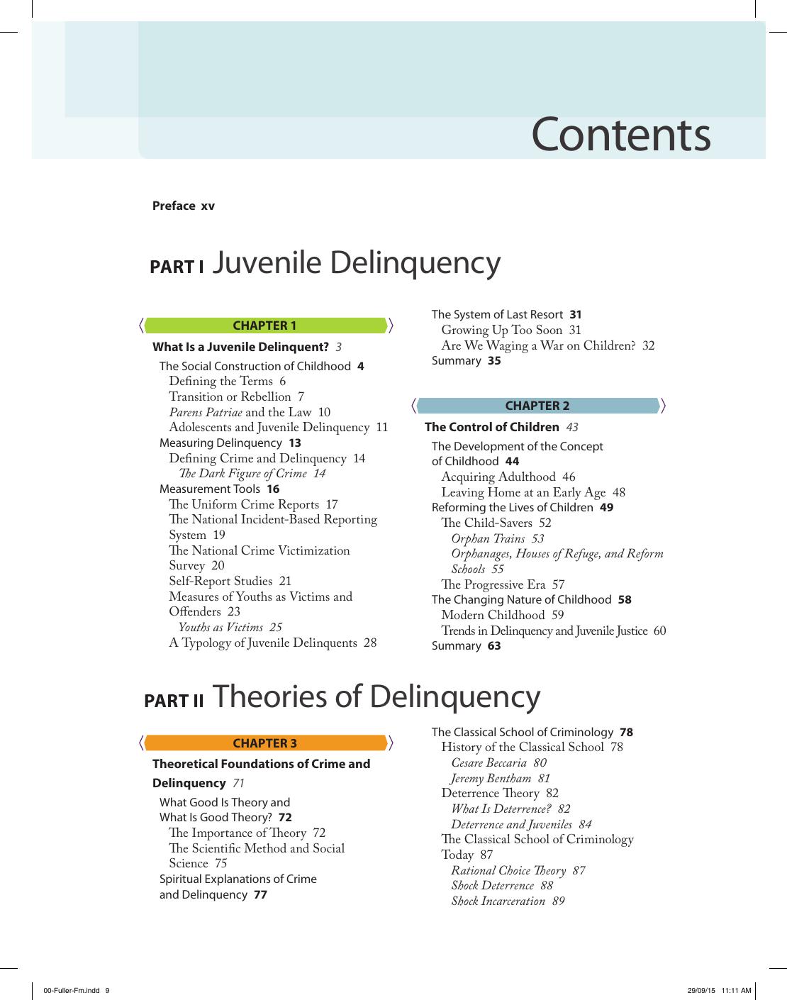 Preview page 10 of Juvenile Delinquency Mainstream and Crosscurrents 3rd Edition By John Randolph Fuller
