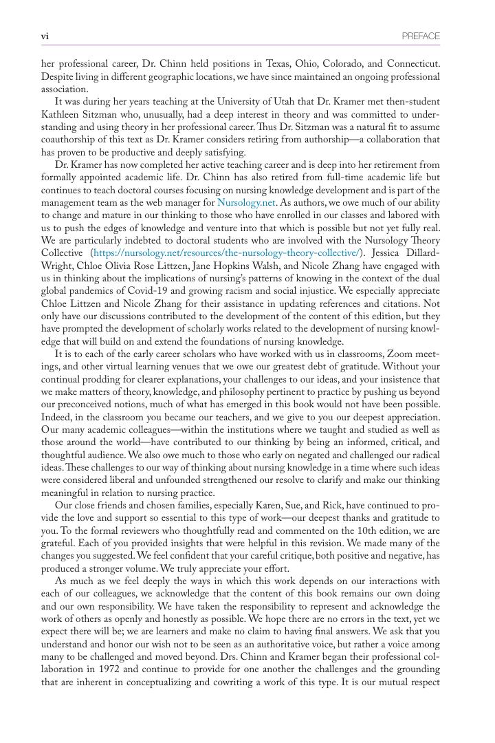 Preview page 8 of Knowledge Development in Nursing Theory and Process 11th Edition By Peggy Chinn, Maeona Kramer, Kathleen Sitzman
