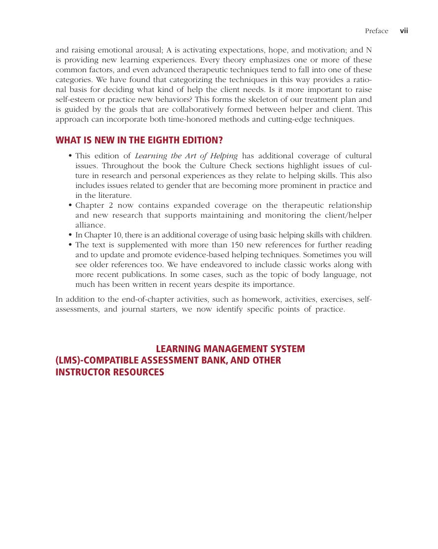 Preview page 8 of Learning the Art of Helping Building Blocks and Techniques 8th Edition By Mark E. Young