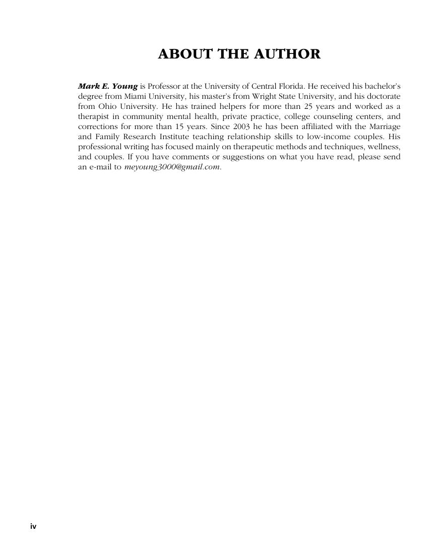 Preview page 5 of Learning the Art of Helping Building Blocks and Techniques, 6th Edition By Mark E. Young (ORG)