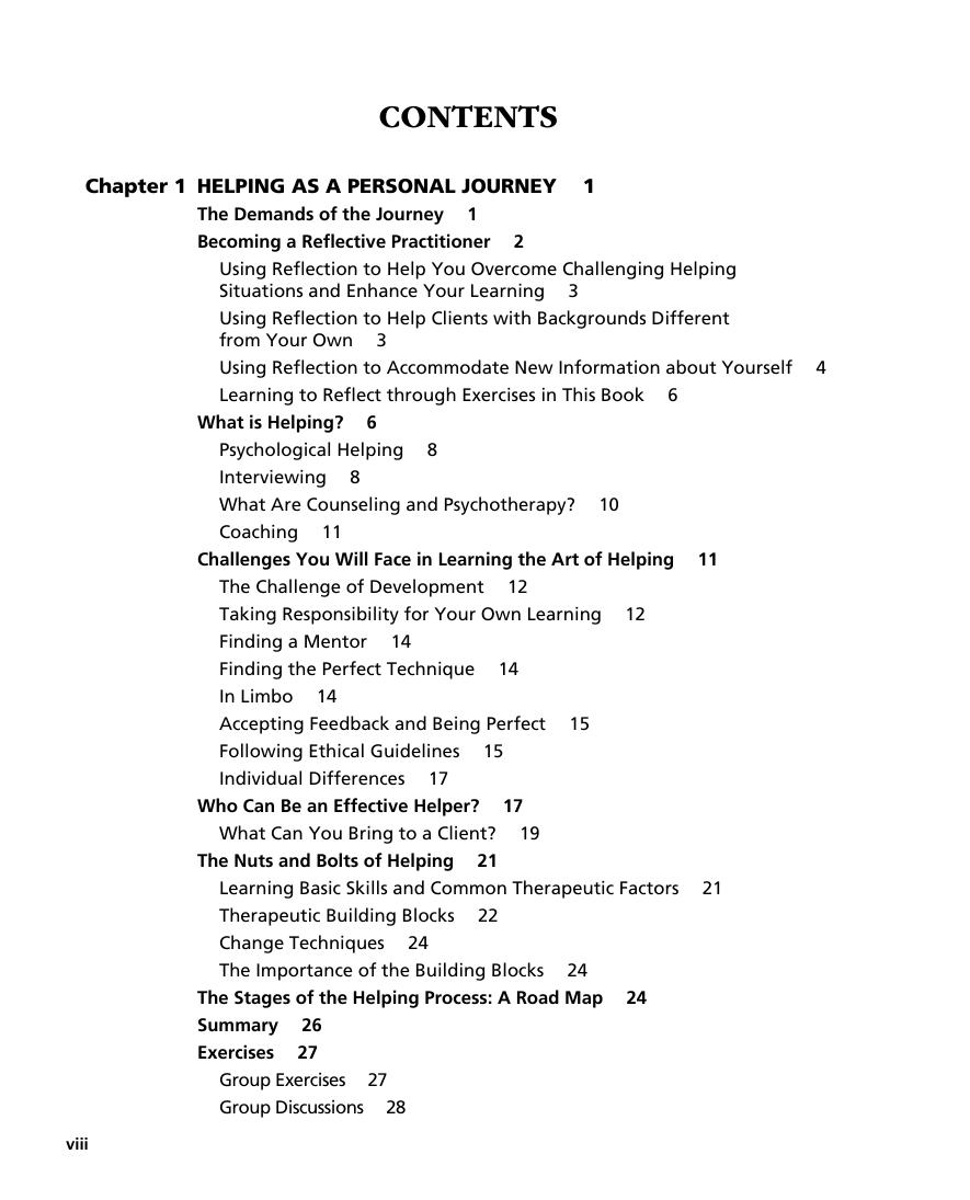 Preview page 9 of Learning the Art of Helping Building Blocks and Techniques, 6th Edition By Mark E. Young (ORG)