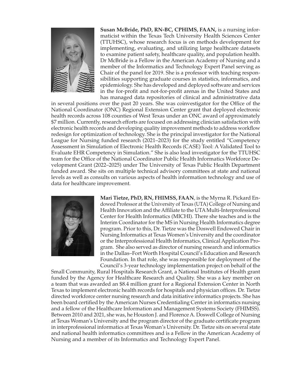 Preview page 3 of Nursing Informatics for the Advanced Practice Nurse 3rd Edition By Susan McBride