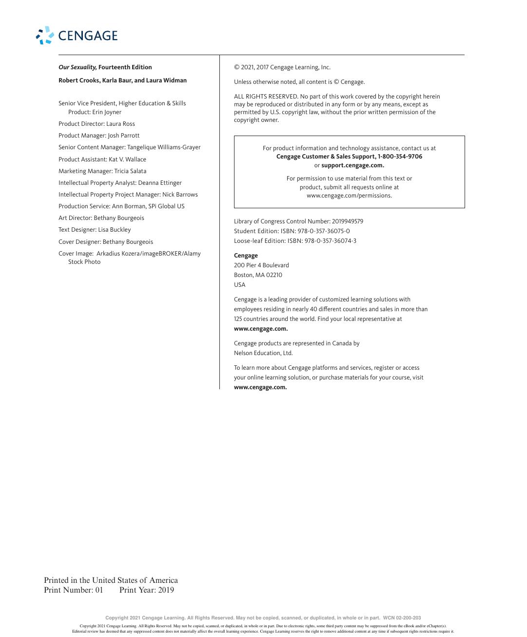 Preview page 4 of Our Sexuality 14th Edition By Robert Crooks