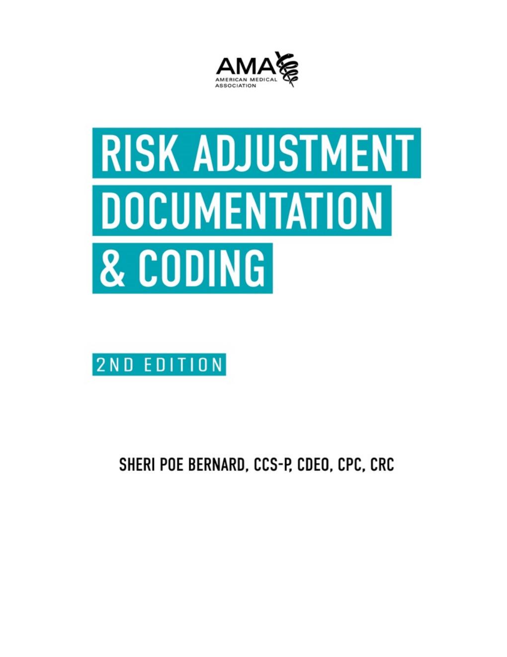 Preview page 2 of Risk Adjustment Documentation & Coding 2nd Edition By Sheri Poe Bernard